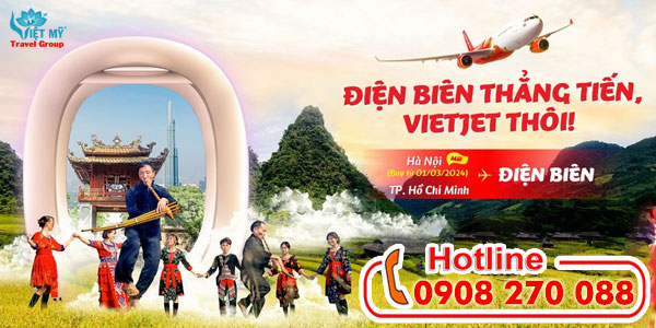 Ưu đãi vé bay thẳng Điện Biên của Vietjet Air