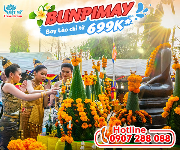 Ưu đãi Vietjet đi lễ hội té nước Bunpimay