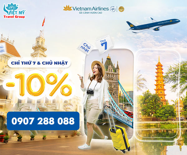 Vietnam Airlines giảm 10% giá vé bay đi London