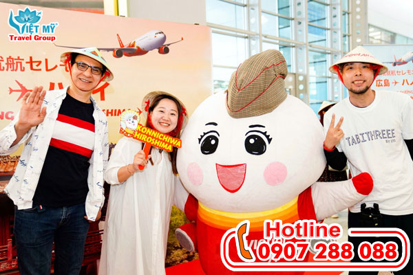 Giá vé ưu đãi đường bay mới Hà Nội - Hiroshima của Vietjet Air