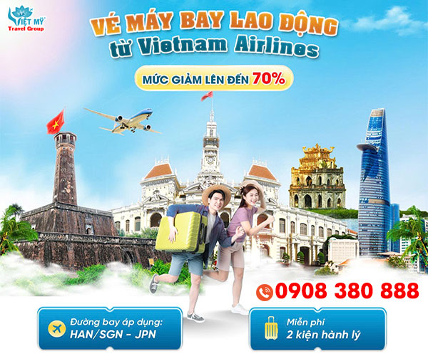 Vietnam Airlines ưu đãi vé máy bay đi Nhật Bản
