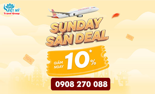 Sun PhuQuoc Airways ưu đãi vé máy bay Ngày Chủ Nhật