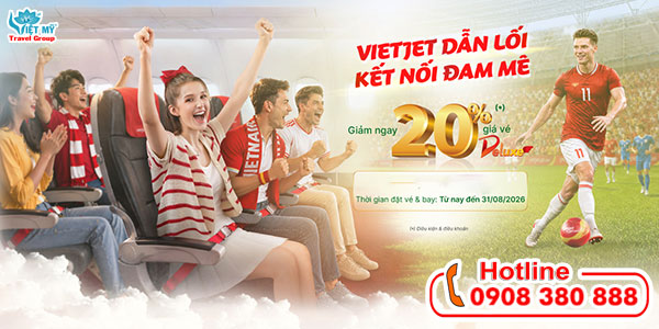 Vietjet Air giảm ngay 20% giá vé Deluxe