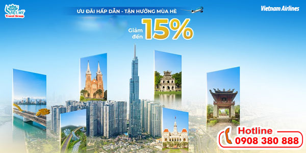 Vietnam Airlines﻿ giảm 15% cho hành trình bay tới Việt Nam
