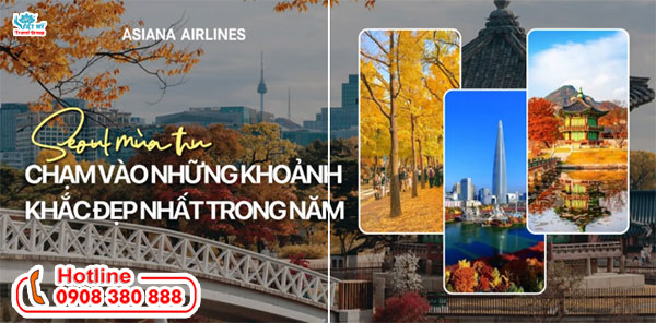 Asiana Airlines ưu đãi 10% giá vé đi Hàn Quốc