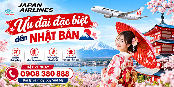 Japan Airlines ưu đãi đặc biệt đến Nhật Bản