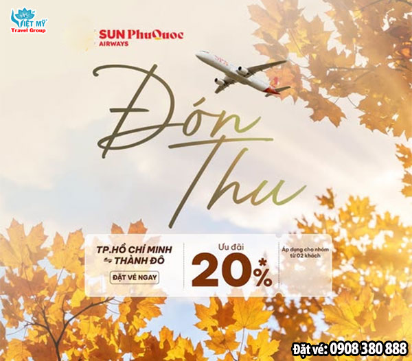 Sun PhuQuoc Airways ưu đãi mùa Thu đi Thành Đô